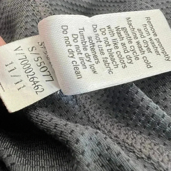 Athleta Skort Active Tennis Golf Black & Burgundy Size 12 - Picture 3 of 7